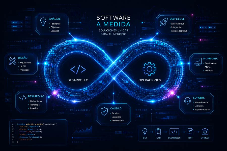 Desarrollo de software empresarial a medida