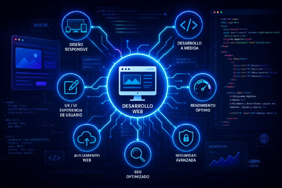 Diseño y desarrollo de páginas web profesionales
